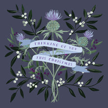 Load image into Gallery viewer, Christmas cards - thistle foliage