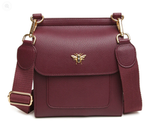 Load image into Gallery viewer, Alice Wheeler Bloomsbury cross body bag - berry
