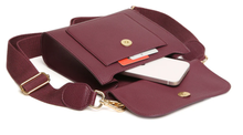 Load image into Gallery viewer, Alice Wheeler Bloomsbury cross body bag - berry