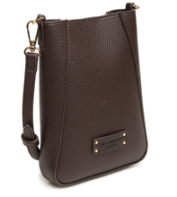 Load image into Gallery viewer, Alice Wheeler Kensington phone crossbody bag - chocolate