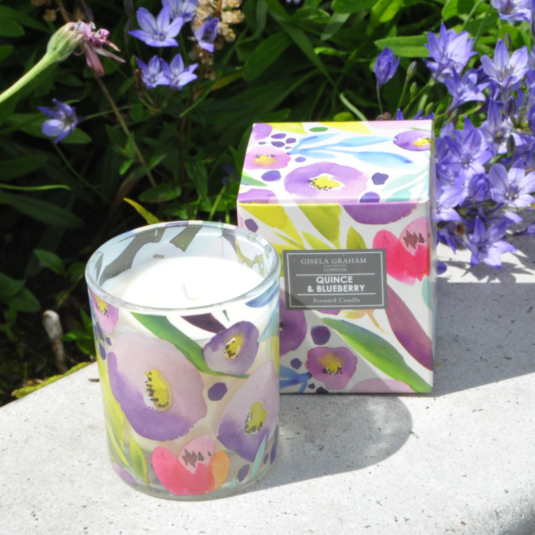 Quince & Blueberry Candle by Gisela Graham