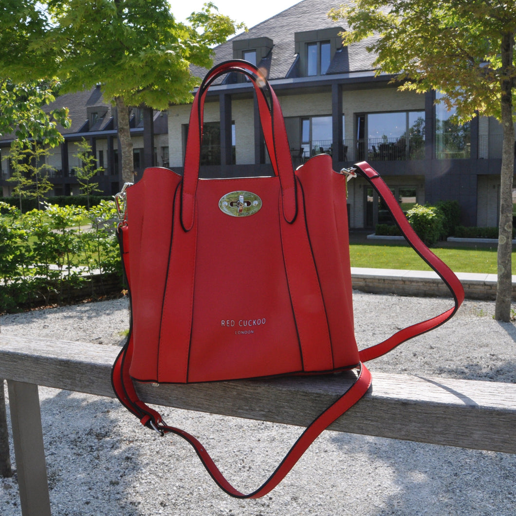 Vivid Red Grab Bag by Red Cuckoo