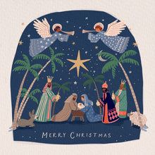 Load image into Gallery viewer, Christmas cards - angels at the manger