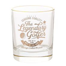 Load image into Gallery viewer, Harvey Makin legendary golfer glass