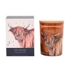 Load image into Gallery viewer, Meg Hawkins countryside candle - highland cow