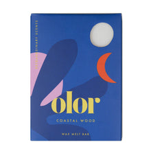Load image into Gallery viewer, Olor handpoured wax melt bar - coastal wood