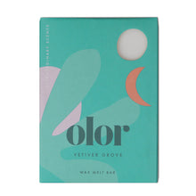 Load image into Gallery viewer, Olor handpoured wax melt bars - vetiver grove