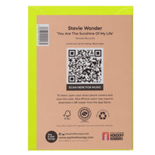 Load image into Gallery viewer, Say it with songs greeting card - you are the sunshine of my life