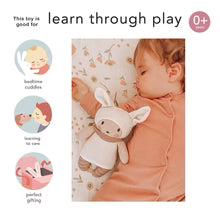 Load image into Gallery viewer, ThreadBear Design baby baba knitted soft doll - cream