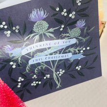 Load image into Gallery viewer, Christmas cards - thistle foliage