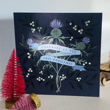 Load image into Gallery viewer, Christmas cards - thistle foliage