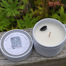 Load image into Gallery viewer, Black Obsidian Soy Candle by Diamond In The Sky (Vegan)
