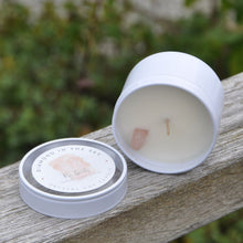 Load image into Gallery viewer, Rose Quartz Soy Candle by Diamond In The Sky (Vegan)
