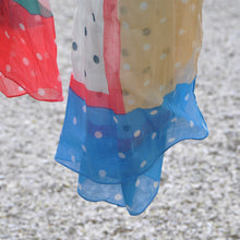 Load image into Gallery viewer, Spotty Colour Block Cotton Scarf by POM
