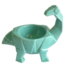 Load image into Gallery viewer, Origami Turquoise Dinosaur Egg Cup by House Of Disaster
