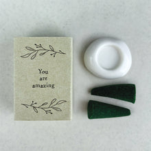 Load image into Gallery viewer, Little matchbox - amazing - incense cone

