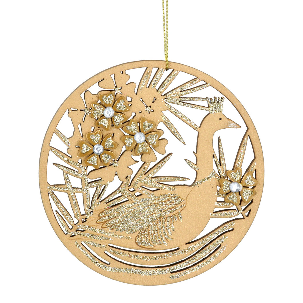 Gold and Glitter Bird by Gisela Graham