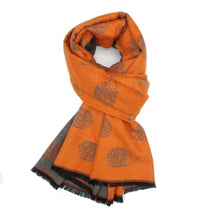 Load image into Gallery viewer, Terry hedgehogs scarf - orange
