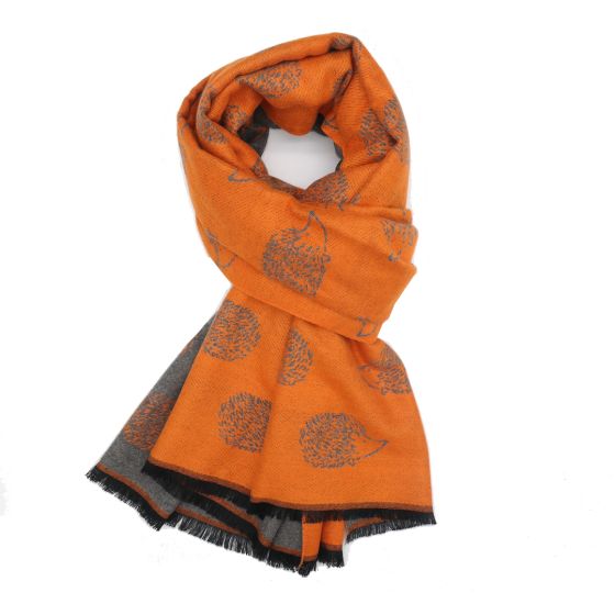 Terry hedgehogs scarf - orange