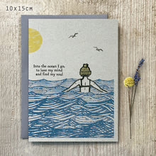 Load image into Gallery viewer, Greeting card - swimmer
