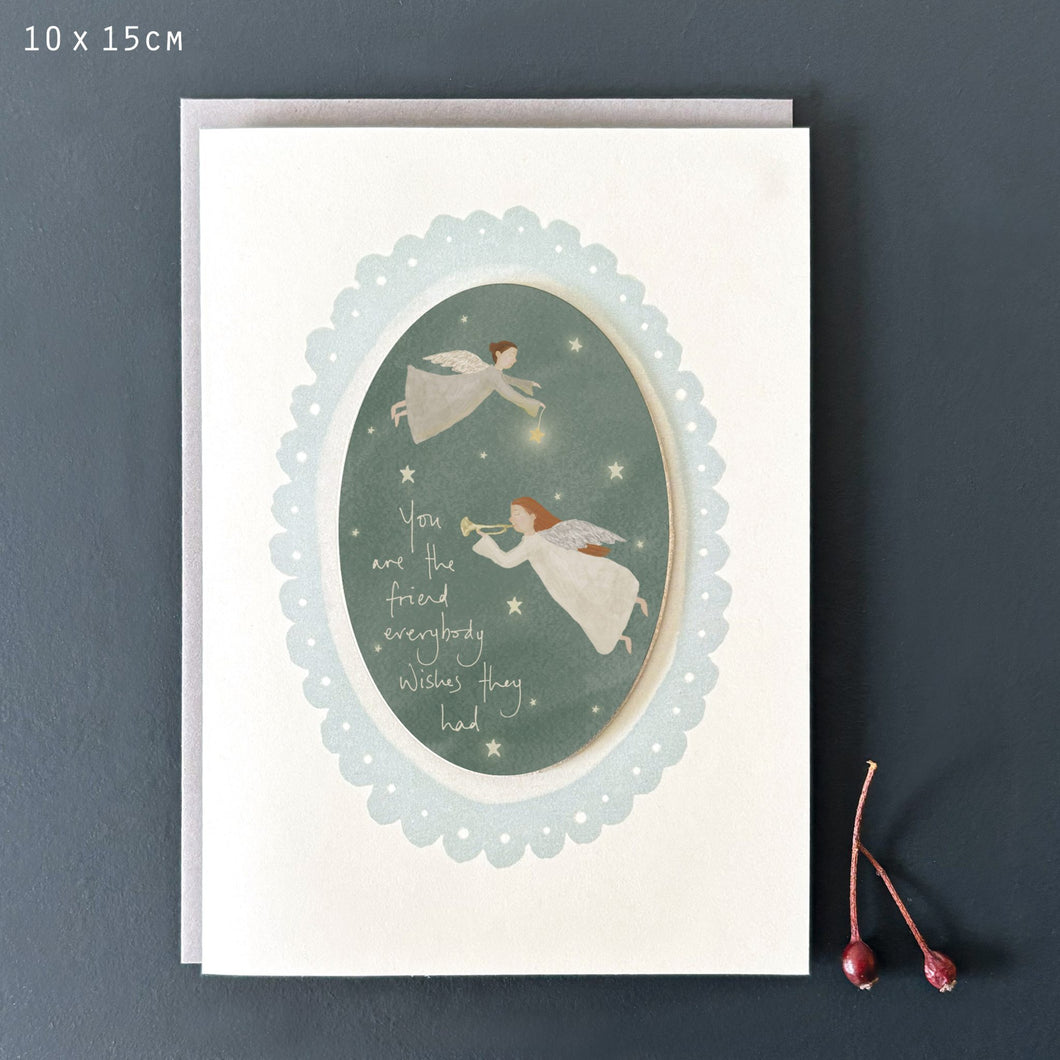 Greeting card - you are the friend