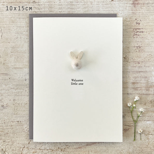 Bunny card - welcome little one