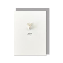 Load image into Gallery viewer, Bunny card - welcome little one
