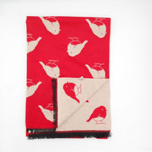 Load image into Gallery viewer, Terry robin scarf - red

