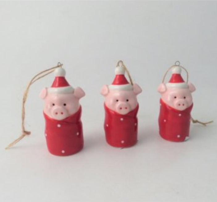 Pig in blanket Christmas decoration