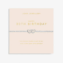 Load image into Gallery viewer, Joma silver bracelet - 30th birthday

