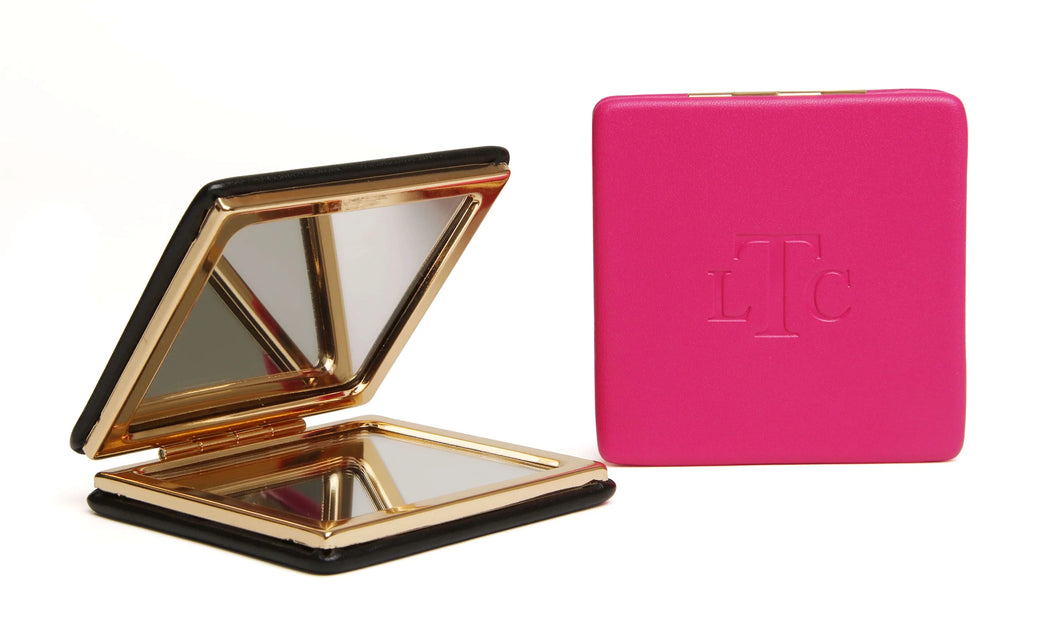 Alice Wheeler pink square compact case