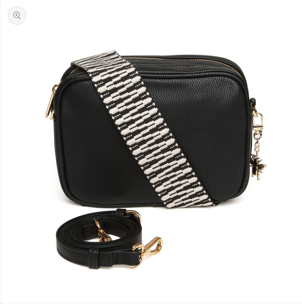 Alice Wheeler Soho double zipped cross body bags