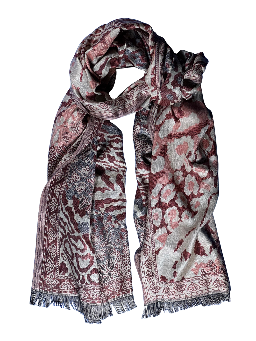 Scarf - multi animal print