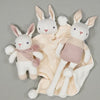 ThreadBear Design baby bunny gift set (3 piece) - cream