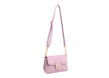 Load image into Gallery viewer, David Jones Paris padded lilac shoulder bag
