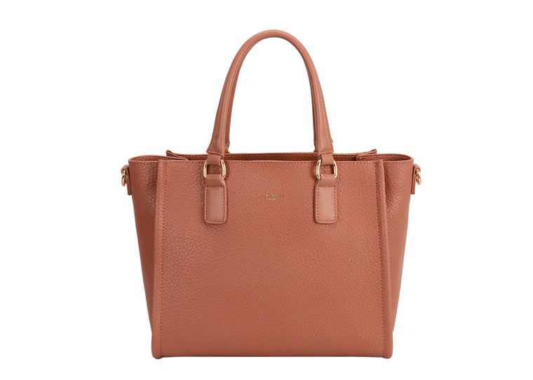 David Jones Paris large pink handbag