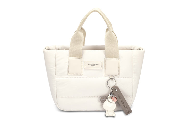 David Jones Paris cream handbag