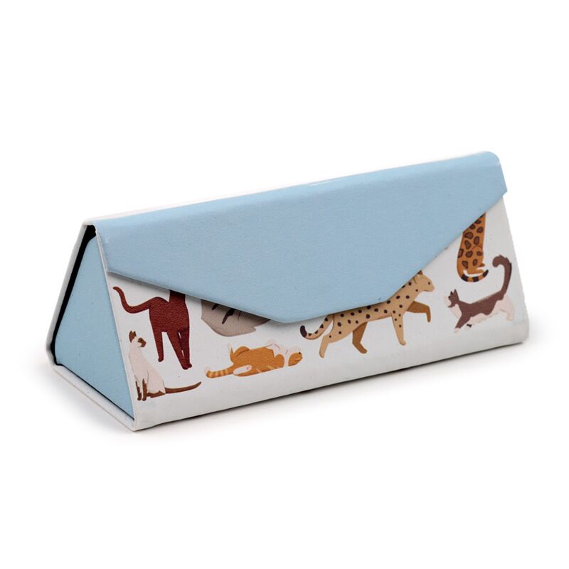 Folding glasses case - cats