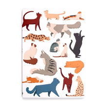 Load image into Gallery viewer, Lined notebook - cats
