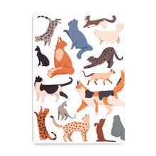 Load image into Gallery viewer, Lined notebook - cats
