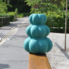 Load image into Gallery viewer, Ceramic Dec Vase - Turquoise Stacked by Gisela Graham
