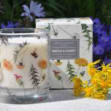 Load image into Gallery viewer, Wattle &amp; Honey Candle by Gisela Graham
