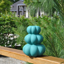 Load image into Gallery viewer, Ceramic Dec Vase - Turquoise Stacked by Gisela Graham
