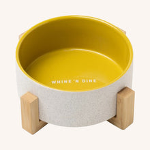 Load image into Gallery viewer, Ceramic dog bowl with stand
