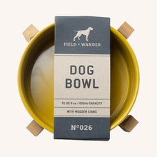 Load image into Gallery viewer, Ceramic dog bowl with stand
