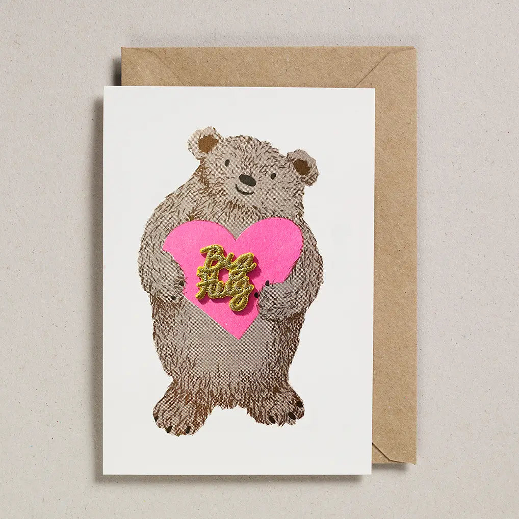 Petra Boase - Big hug bear card