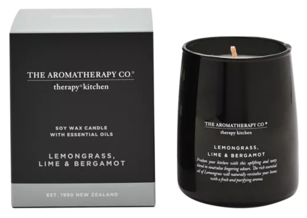 Aromatherapy Co. kitchen candle - lemongrass, lime and bergamot