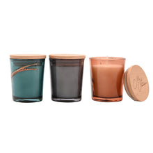 Load image into Gallery viewer, Set of three Highland mini candles
