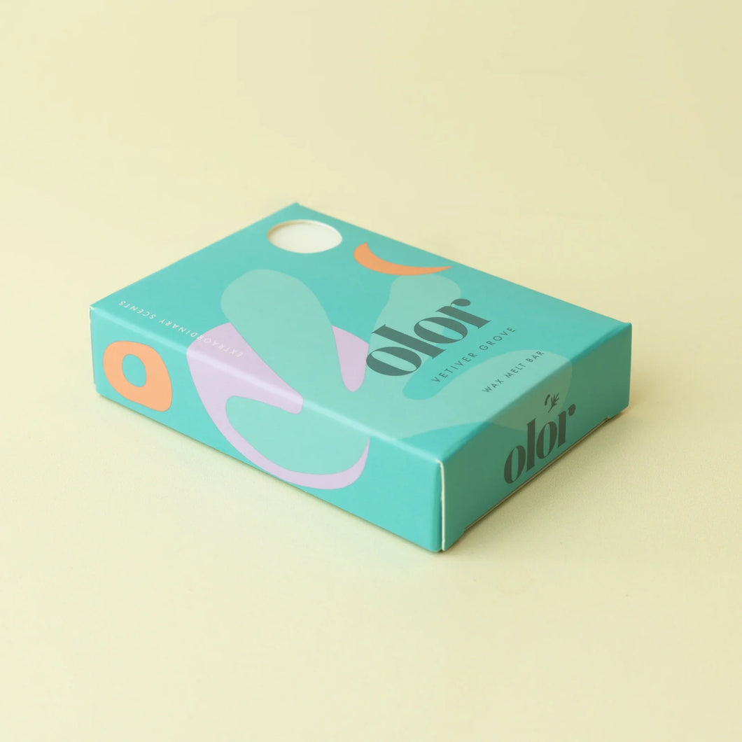 Olor handpoured wax melt bars - vetiver grove