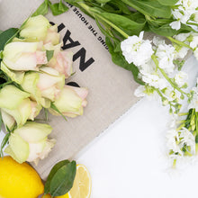Load image into Gallery viewer, Handpoured mini reed diffuser - white flowers

